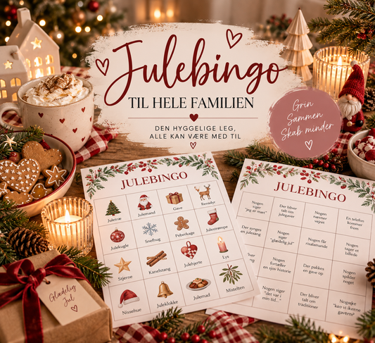 Julebingo til hele familien – den hyggelige leg, alle kan være med til