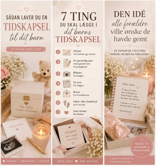 Sådan laver du en tidskapsel til dit barn – et minde for livet