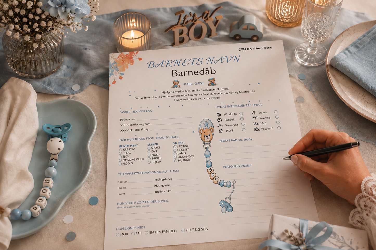 Quiz Barnedåb dreng