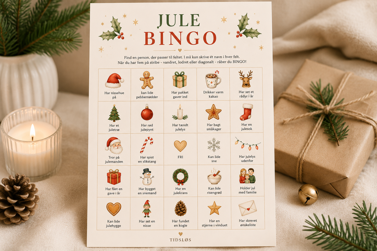 Julebingo – hyggelig juleleg