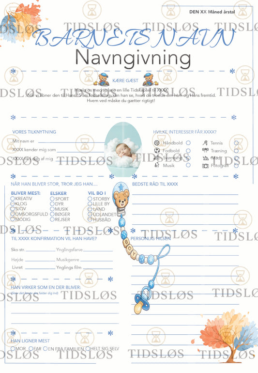 Quiz Navngivning dreng